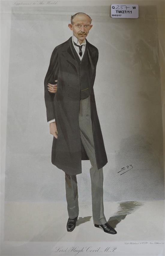 A collection of Spy, Emu and other caricature prints (59)